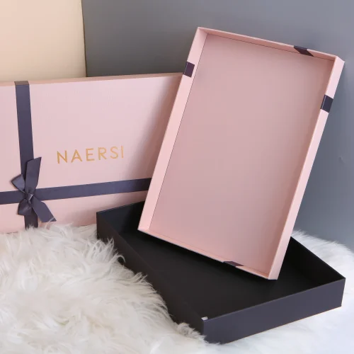 Customized Lid And Base Paper Jewelry Box - Image 4